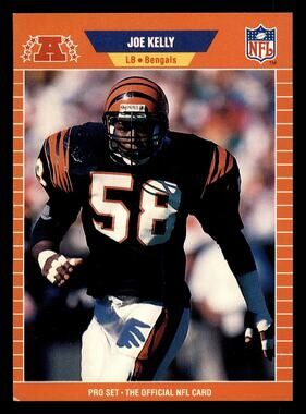 Vintage 1989 Pro Set #62 Joe Kelly Football Card